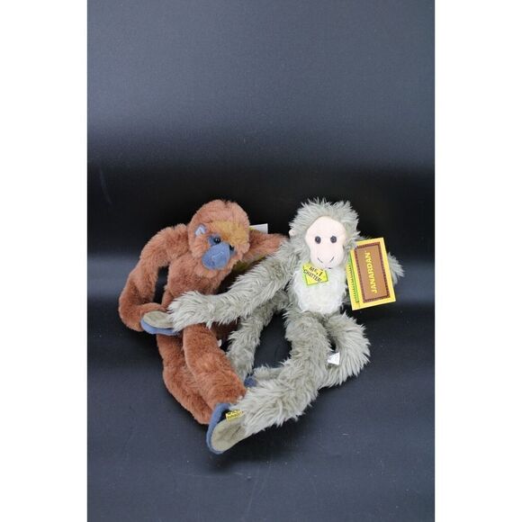 Wild Republic Primat Wilfredo Stuffed Plush Retired & Janardan 16" NWT - Picture 1 of 6